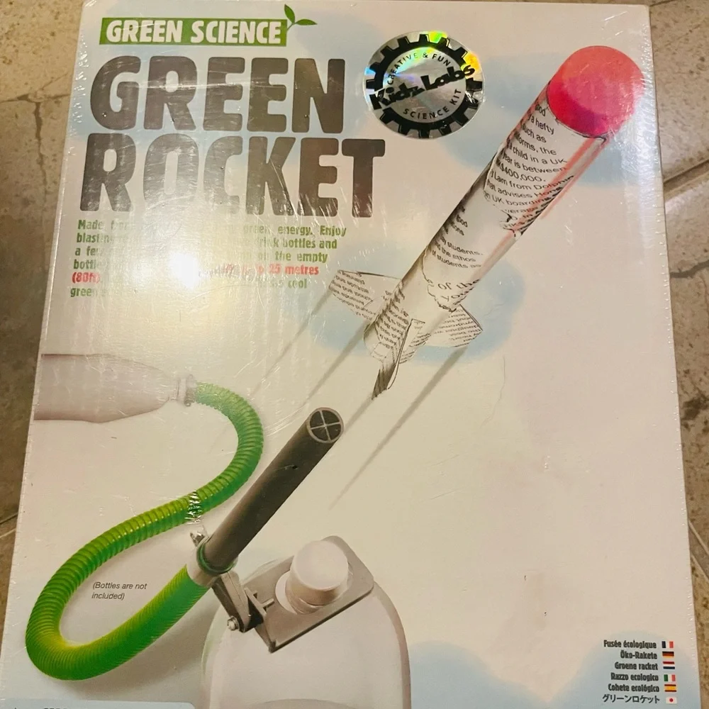 4M Green Science Rocket Kit - New In Box - Picture 1 of 2